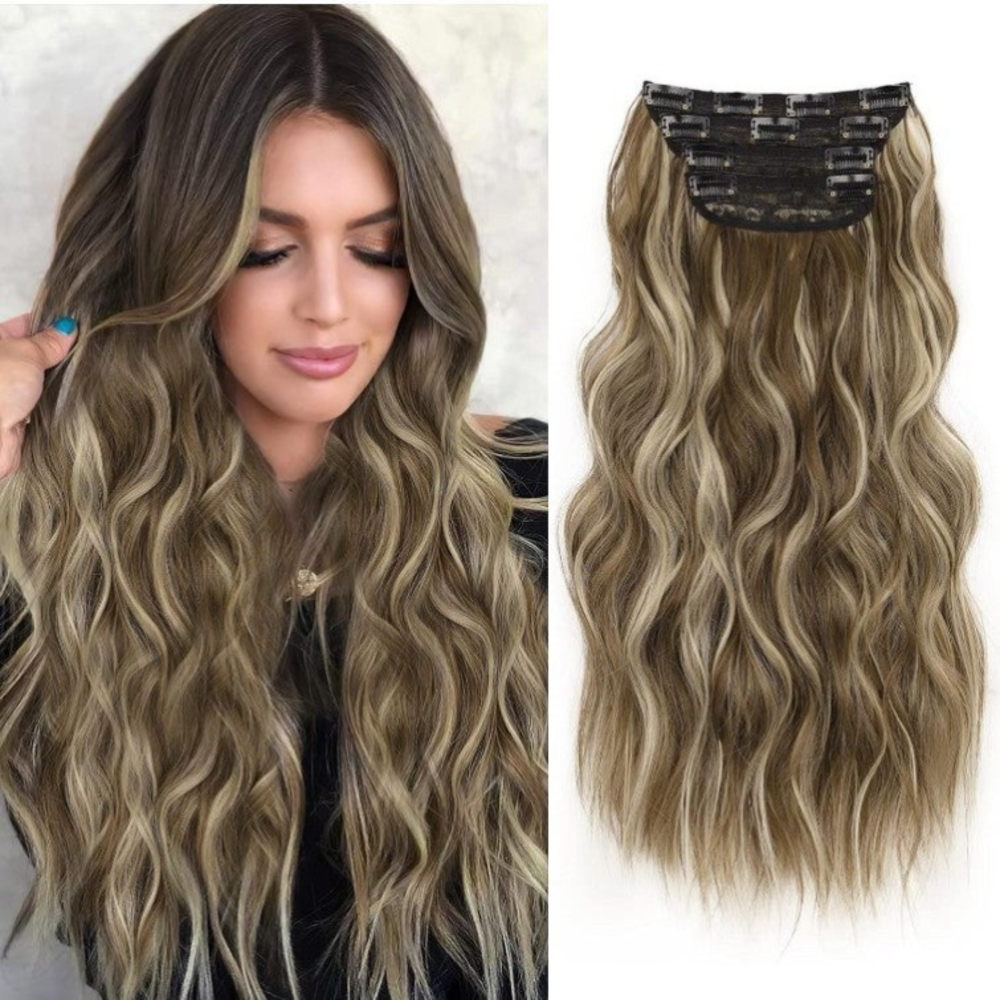 Clip in Extensions 20 inch 4 pieces 11 clips